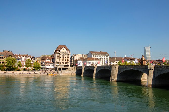 1 Hour express walk of Basel with a Local - Starting at Porte St. Alban: set the tone with medieval carvings
