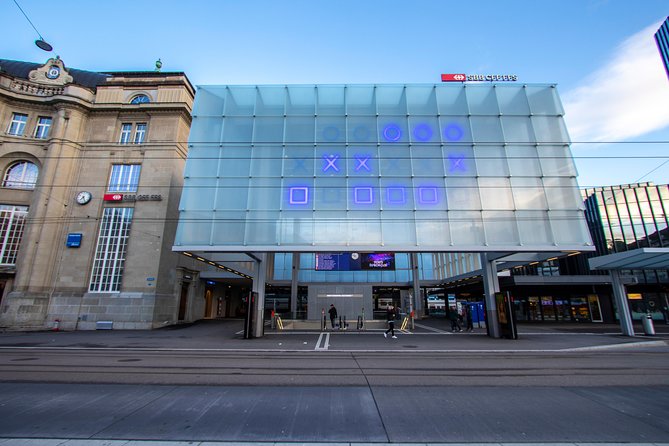 1 Hour Express Walk of St. Gallen with a Local - The walking route, explained as two story stops plus the main landmarks