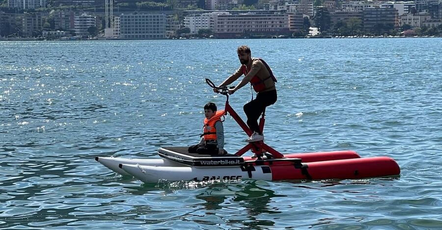 A Water Bike Adventure on Lake Lugano - Why Pedal a Water Bike on Lake Lugano Instead of Taking a Boat