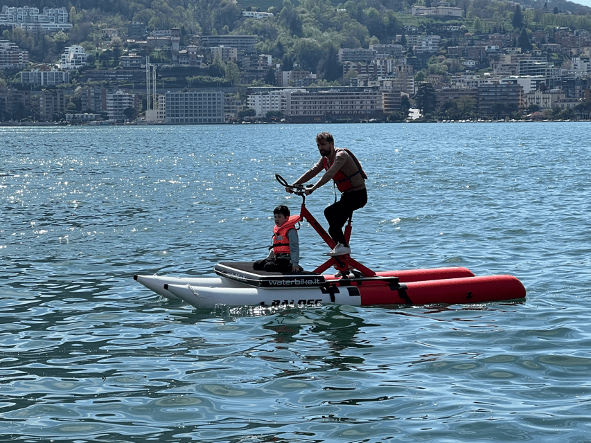 A Water Bike Adventure on Lake Lugano - Small Group Energy: Limited to 4 Participants