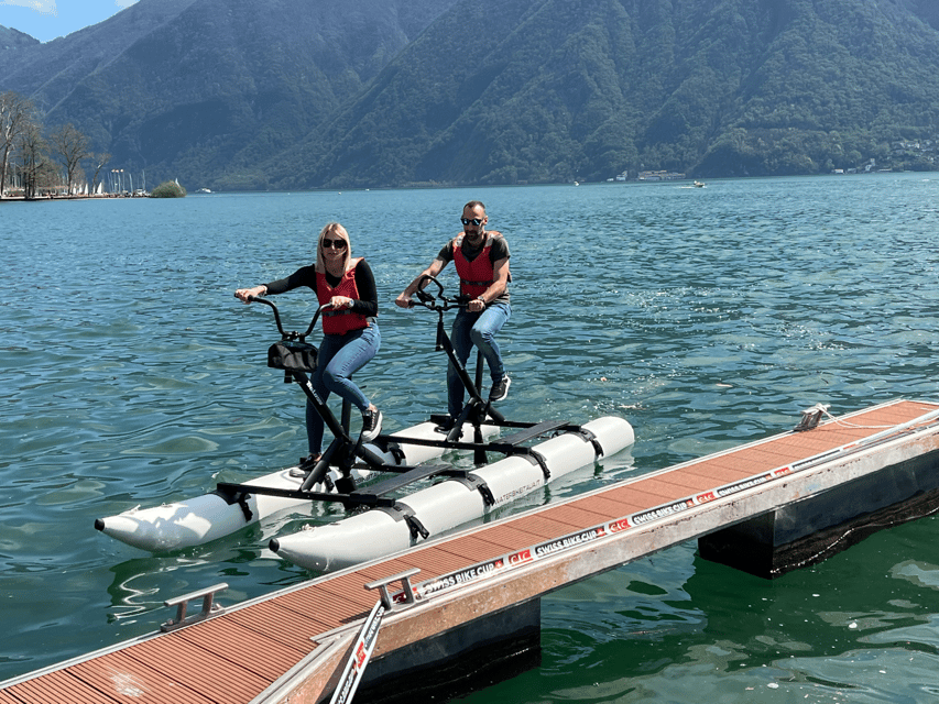 A Water Bike Adventure on Lake Lugano - Price and Value: $32 for a Water Bike Rental You Control