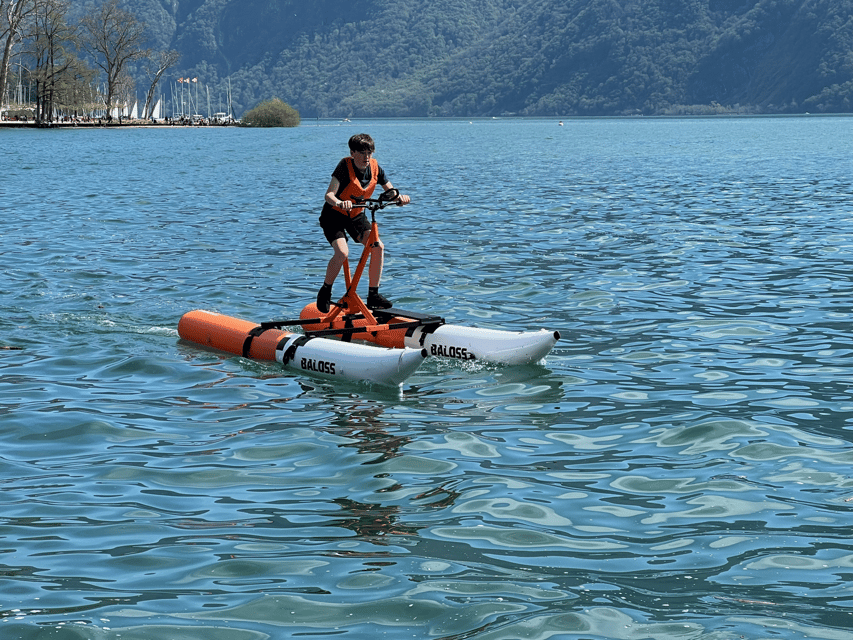 A Water Bike Adventure on Lake Lugano - Safety and Comfort Rules You Should Take Seriously