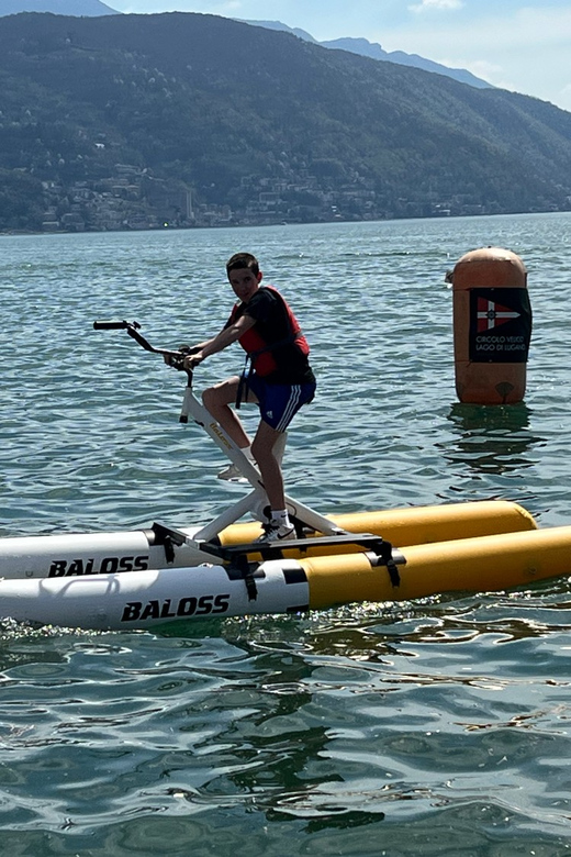 A Water Bike Adventure on Lake Lugano - Meet at Ciani Park Pier and Get Your Water Bike Ready