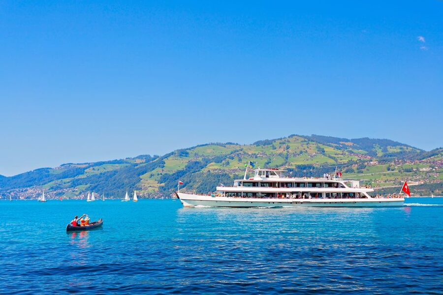 Attraction Ticket: Day Pass for Lake Thun&Brienz Boat Cruise - Lake Thun cruise (2 hours): what you get from the first water leg