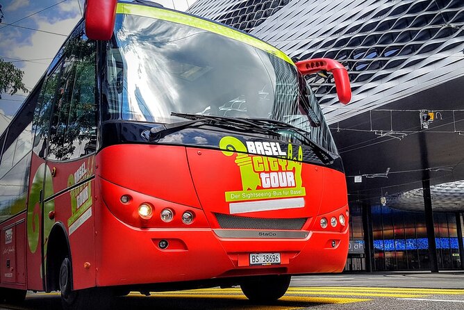 Basel City Sightseeing Bus Tour - Getting on near Tinguely Fountain without missing your bus