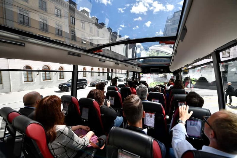 Basel: Sightseeing Bus Tour with Audio Guide - iPad audio guide experience, headsets, and how to use it well
