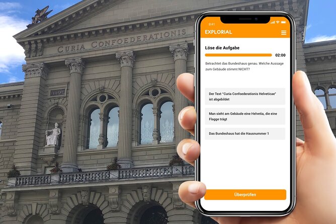 Bern Scavenger Hunt and Sights Self-Guided Tour - Stop 1, Parliament Building, also known as Bundeshaus