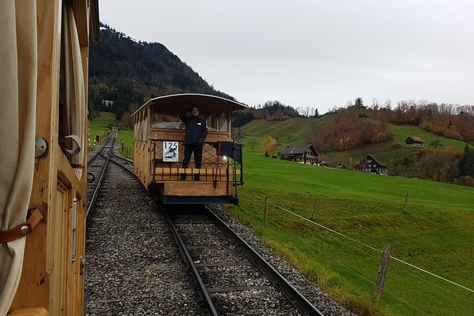 Cabrio Cable Car to Stanserhorn Half-Day Trip from Luzern - The Cabrio ascent: open-roof double-decker cable car time