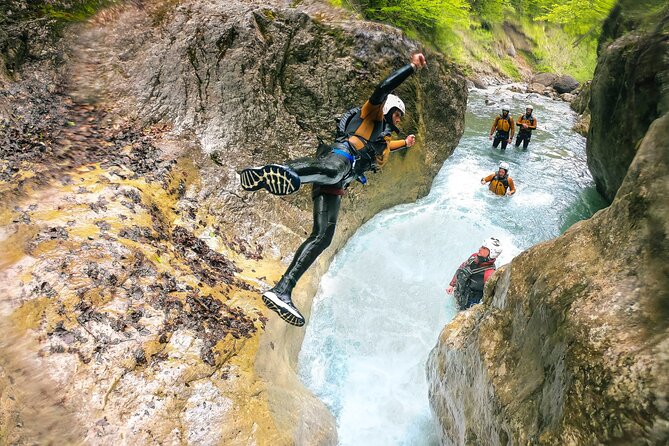 Canyoning Interlaken with OUTDOOR - Showers, Hot Drinks, and the End of the Run