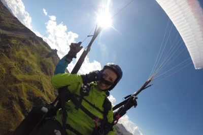 Davos Absolutely Free Flying Paragliding Tandem Flight 1’000 Meters High