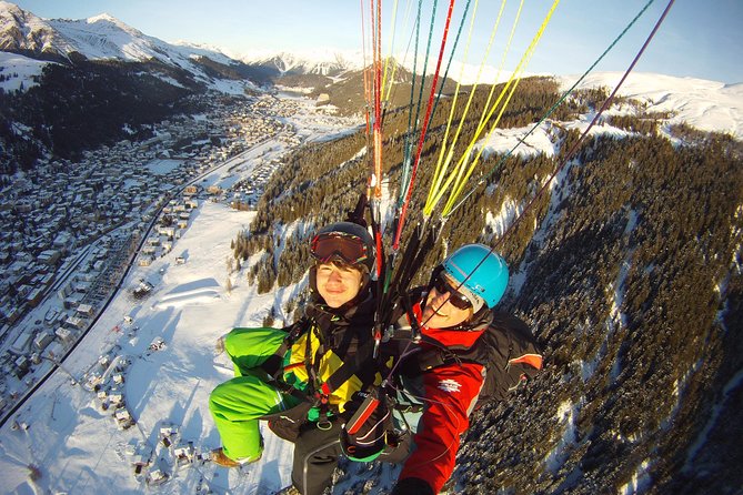 Davos Absolutely Free Flying Paragliding Tandem Flight 1'000 Meters High - Landing back near Davos Platz, and what to do after