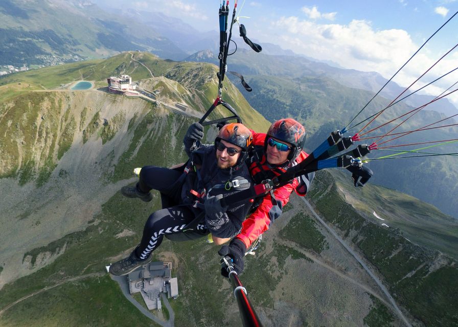 Davos: Tandem Paragliding Flight - Landing in Davos and Leaving With Photos