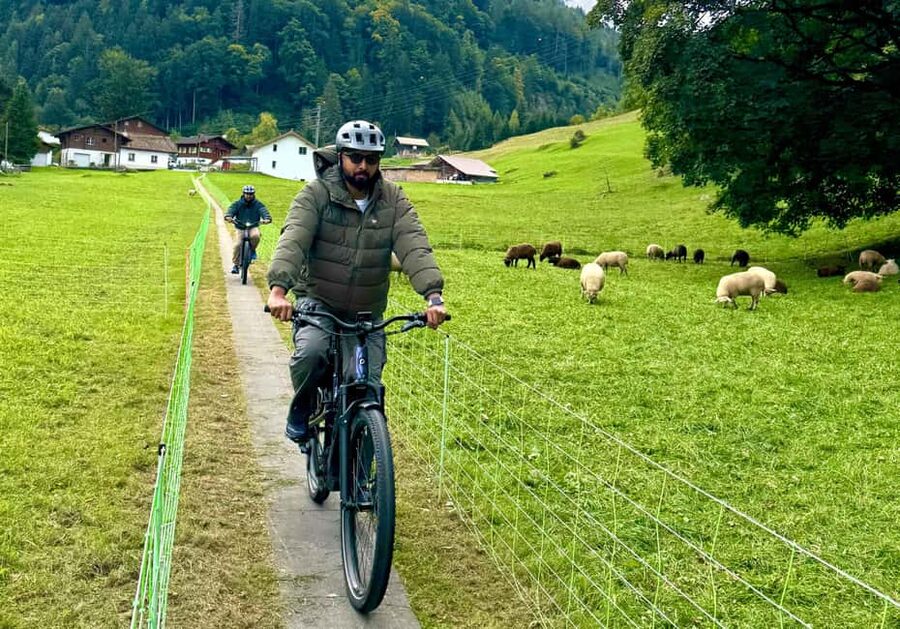 Discover Interlaken E-Bike Tour - Lakes Ruins and Views - Back through quiet lanes to the Lütschine: churches, farmhouses, and that rare wooden bridge