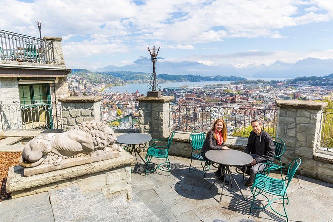 Essential Lucerne Photography Tour - KKL and the old city wall: adding texture and modern contrast