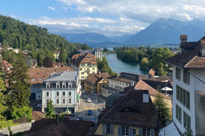 From Basel: Thun Tour, Beatus Caves, Lake Cruise & Cheese - St. Beatus Caves: plan for steps, narrow paths, and a true walk