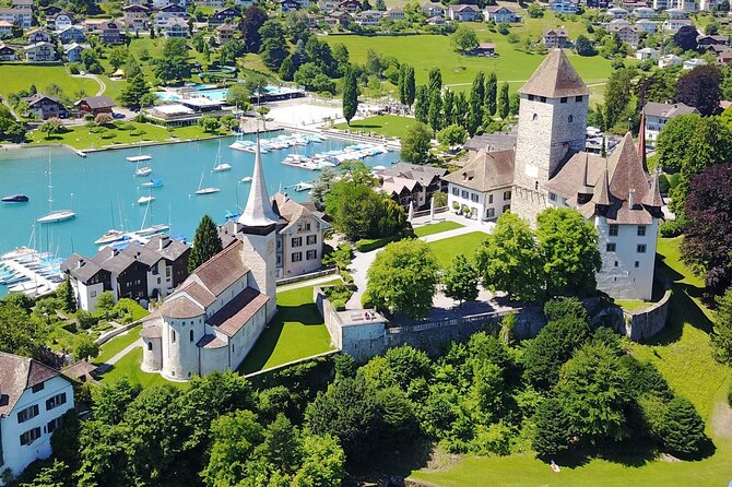 From Basel: Thun Tour, Beatus Caves, Lake Cruise & Cheese - Spiez and the Interlaken region vibe, plus the cheese option