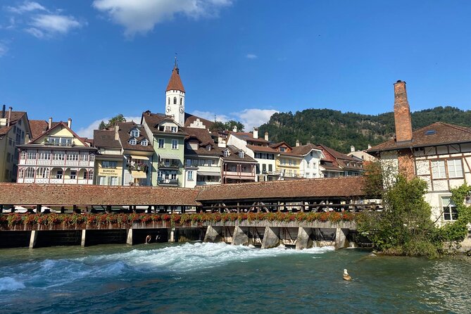 From Basel: Thun Tour, Beatus Caves, Lake Cruise & Cheese - Thun old town and Thun Castle: the part with the best payoff