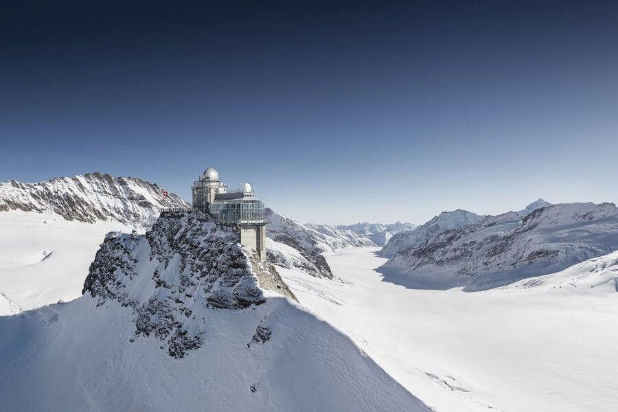 From Interlaken: Guided Tour to Jungfraujoch - Top of Europe - On top at Jungfraujoch: Alpine Sensation, Sphinx terrace, Plateau, and the Ice Palace