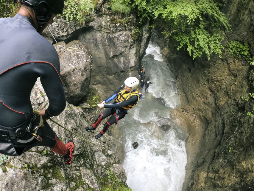 From Interlaken: Local Canyoning Trip - Gear, wet suit, and what to bring so you are comfortable