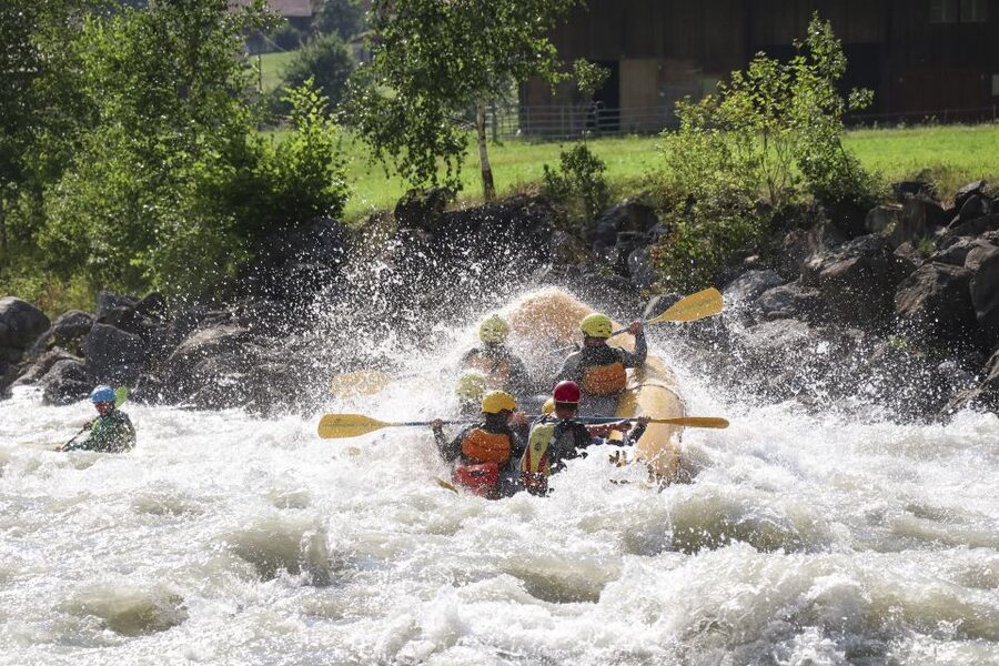 From Interlaken: Lütschine River Whitewater Rafting - The guide makes the difference: teamwork, commands, and added stories