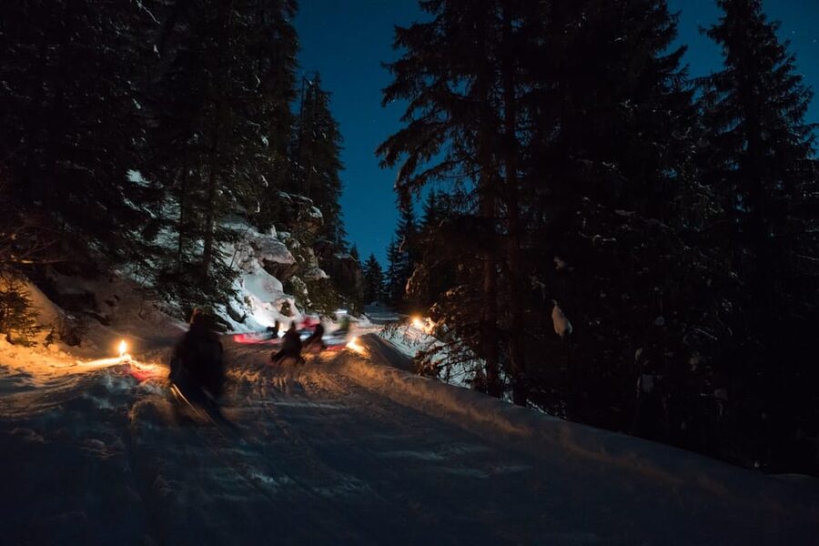 From Interlaken: Night Sledding - Night Sledding From Interlaken, What Makes It Feel Different at Night