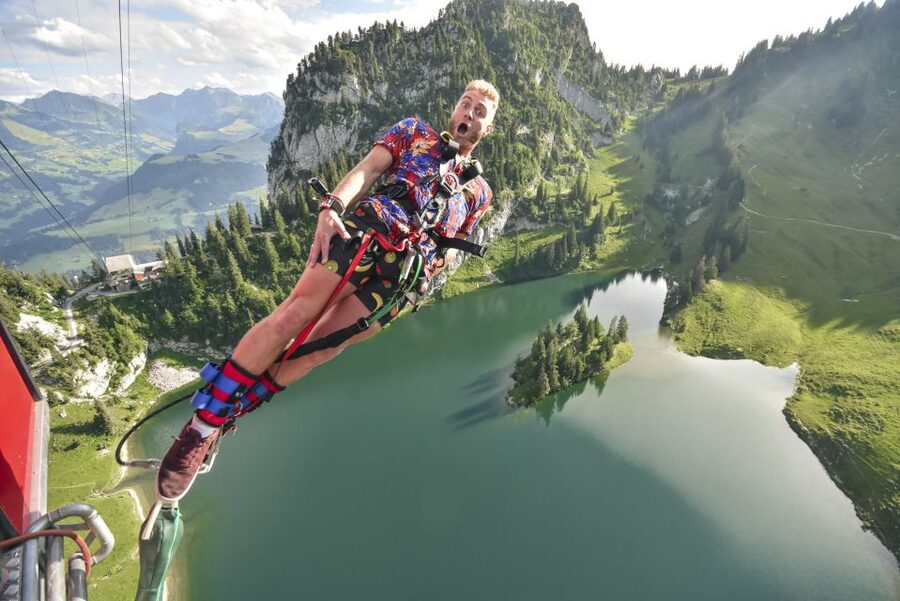 From Interlaken: Stockhorn Bungee Jump - Why the Stockhorn gondola jump feels special