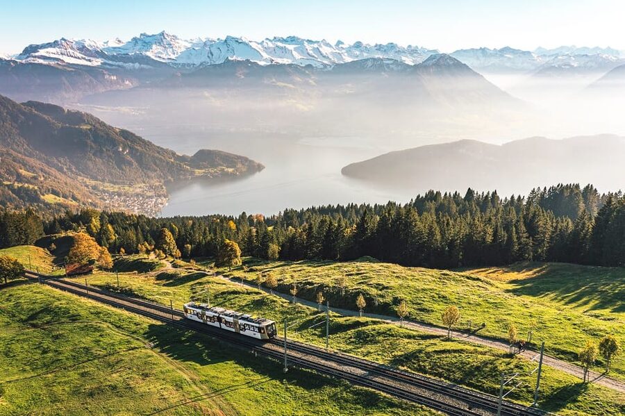 From Lucerne: Classic Rigi Round Trip - Lake Lucerne to Vitznau: the slow start that pays off