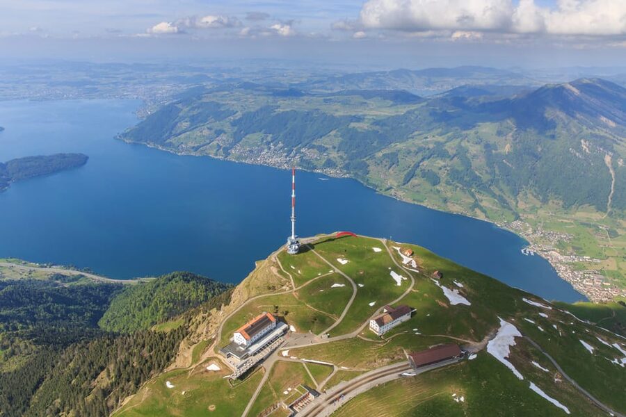 From Lucerne: Classic Rigi Round Trip - Vitznau to Rigi Kulm by rack railway: the climb with big payoff