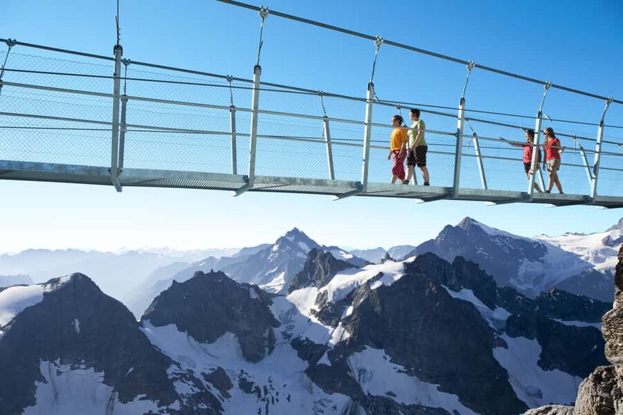 From Lucerne: Mount Titlis Day Trip with Cable Car Ride - Glacier Park snowtubing plus the Ice Flyer option