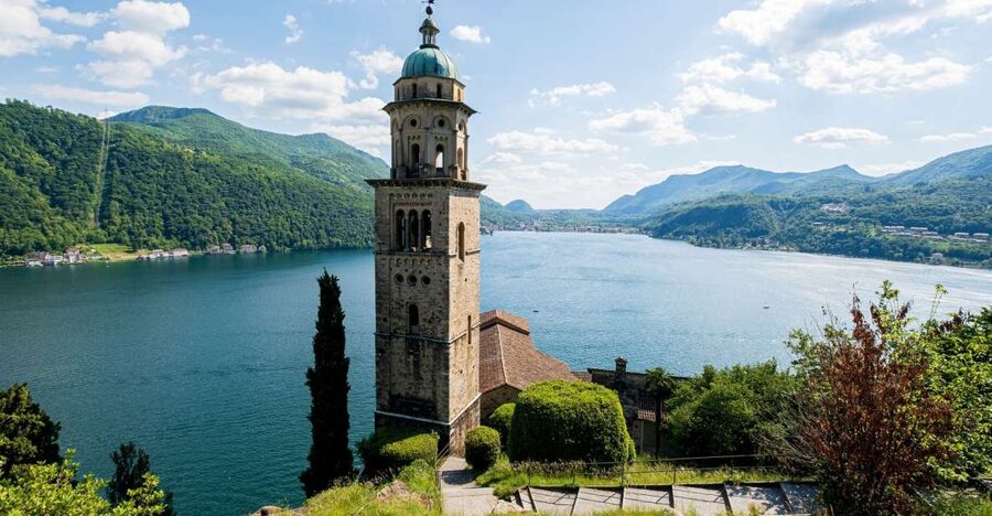 From Lugano: Lake Lugano Cruise to Morcote & Sightseeing - The boat ride on Lake Lugano: the view part that actually feels worth it