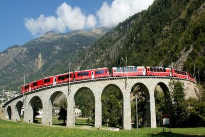 St. Moritz and Panoramic Bernina Express Tour