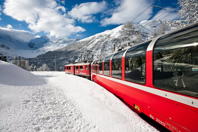 From Milan: St. Moritz and Panoramic Bernina Express Tour - St. Moritz for 2 Hours: Walk, Window-Shop, and Pastry Time