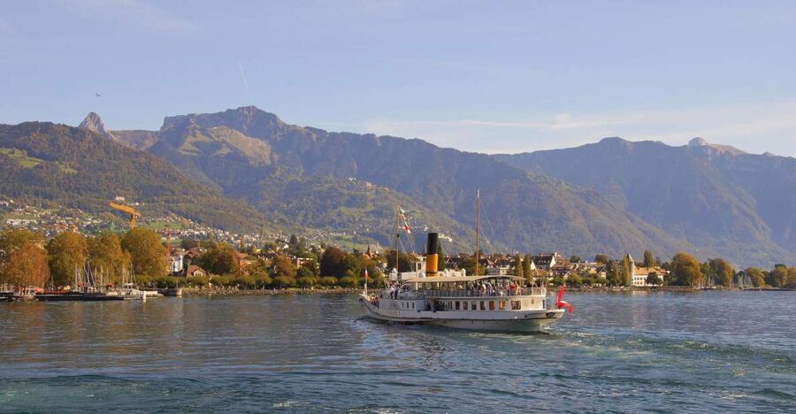 From Montreux: 2-Hour Riviera Cruise - Getting on board at Montreux pier, and the one rule that matters