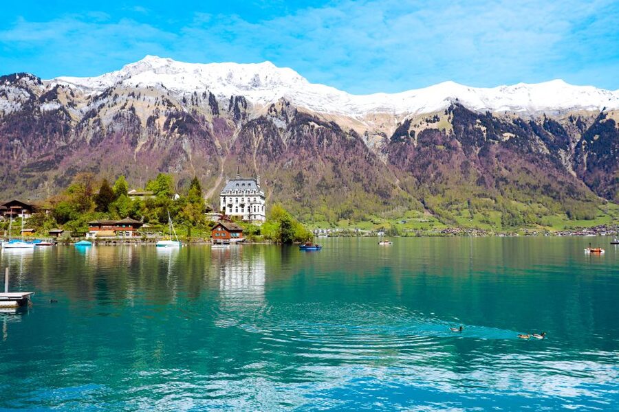 From Zurich: Crash Landing On You Locations in Interlaken - Sigriswil Bridge: the panoramic “stand here” moment over Lake Thun