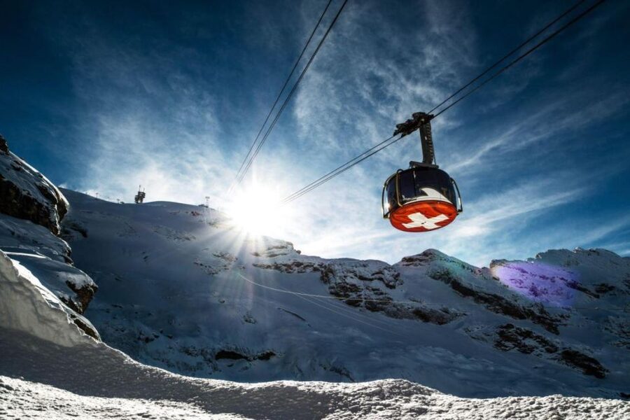 From Zurich: Mt. Titlis, Glacier Paradise, and Lucerne Tour - From Zurich bus to Engelberg, you get a guided route with less stress