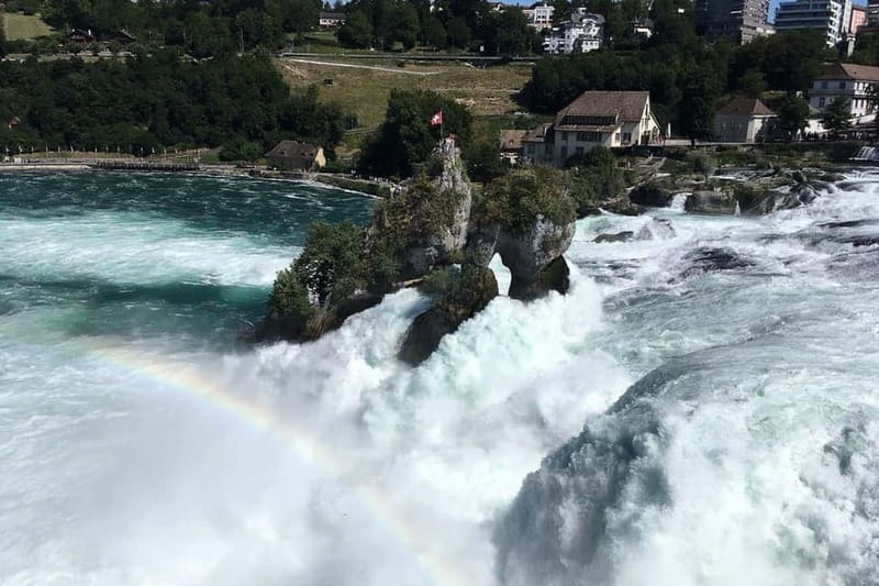 From Zurich: Stein am Rhein and Rhine Falls - Schaffhausen Glimpses on the Way North, Then the Vineyard Drive South