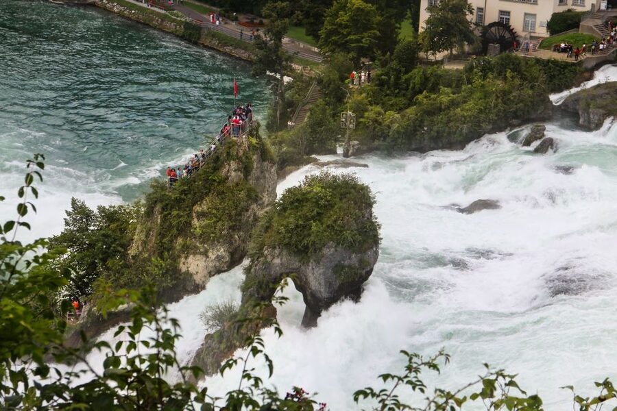 From Zurich to The Rhine Falls - Laufen Castle on the mountaintop: medieval views with a quick walk