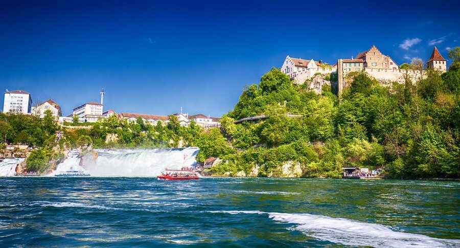 From Zurich to The Rhine Falls - The Rhine Falls stop: photo time, power, and a seasonal boat option