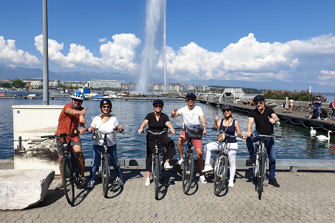 Geneva By E Bike United Nations Old Town Lake Fountain - Palais des Nations and Red Cross stops, seen with context