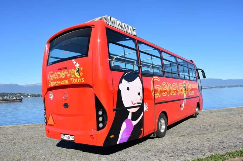 Geneva: Hop-on Hop-Off Bus & Scenic Mini-Train Tour - Lakeside parks and gardens by mini-train (June to mid-September)