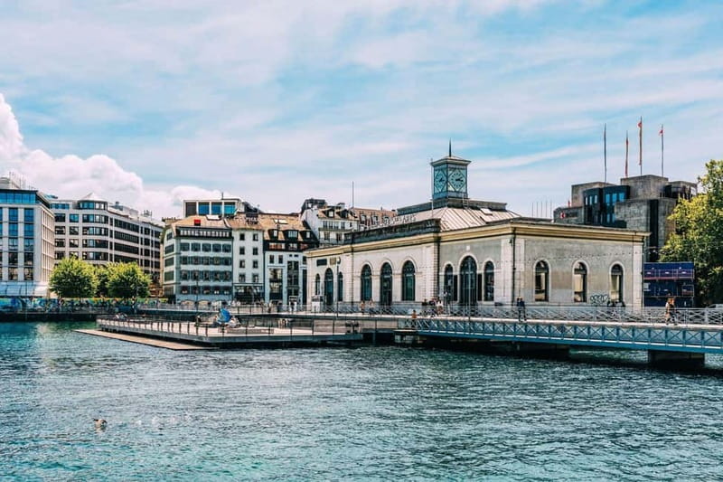 Geneva Walk & Cruise:The secrets of the Jet D'eau & apéritif - From Keytours SA to the Rhône, with a mini-train reset