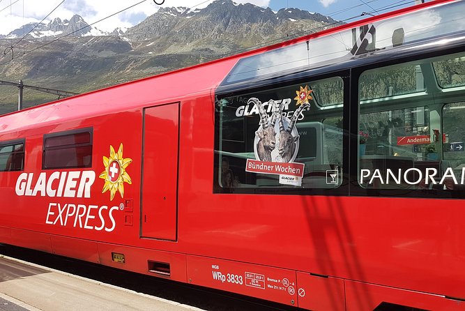 Glacier Express Panoramic Train Round Trip in one Day Private Tour from Basel - Lunch at Your Seat, Headphones for the Big Moments, and Real Comfort