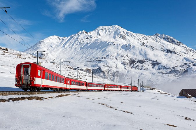 Glacier Express UNESCO Views & St. Moritz Tour | From Zurich - Zurich HB to Chur: rolling hills and your first big mountain corridor views