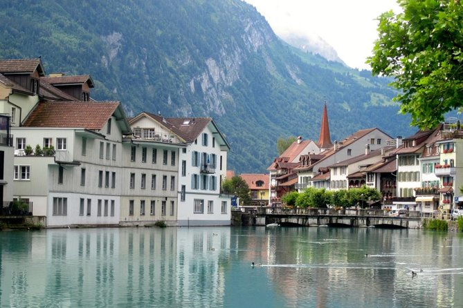 Interlaken 3-hours Private Walking Tour & Mt. Harder Excursion - Stroll Interlaken West to Unterseen: Stadthausplatz and the Aare River feel
