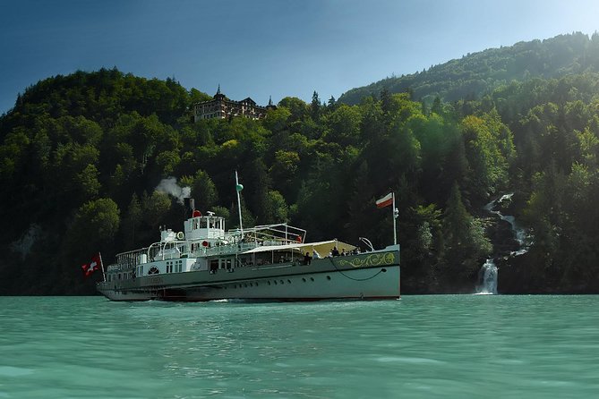 Interlaken Cruise Day Pass Lake Thun and Lake Brienz, 2nd class - Brienzer Rothorn: the steam rack railway stop that adds real drama