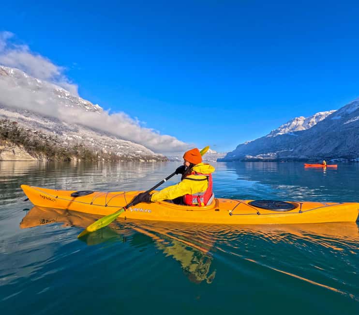 Interlaken: Small-Group Winter Kayak Tour on Lake Brienz - What You Get for $180: Drysuit Gear, Guide Time, and Digital Photos