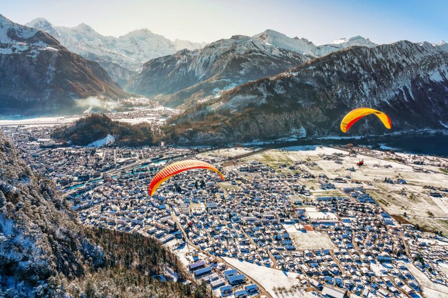 Interlaken: Tandem Paragliding Flight - Beatenberg: Passing Through, Then Getting Set Up