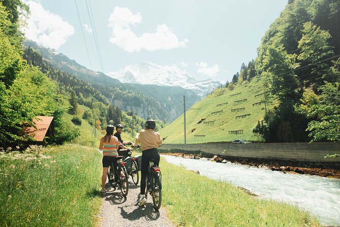 Interlaken Valley E-Bike Tour: Rivers, Lakes, Forests & Castles - Lake Thun and the Niesen view: the photo moment you actually get time for