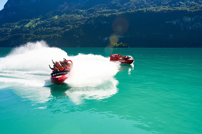 Jetboat Interlaken - Captain-led storytelling in English: Getting more out of the scenery