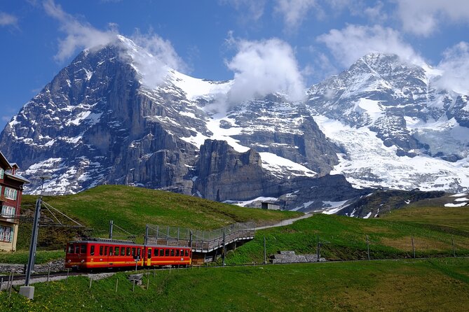 Jungfraujoch & Lauterbrunnen Alpine Tour | From Bern - Jungfraujoch: Eismer Station, the glacier-saddle setting, and icy air
